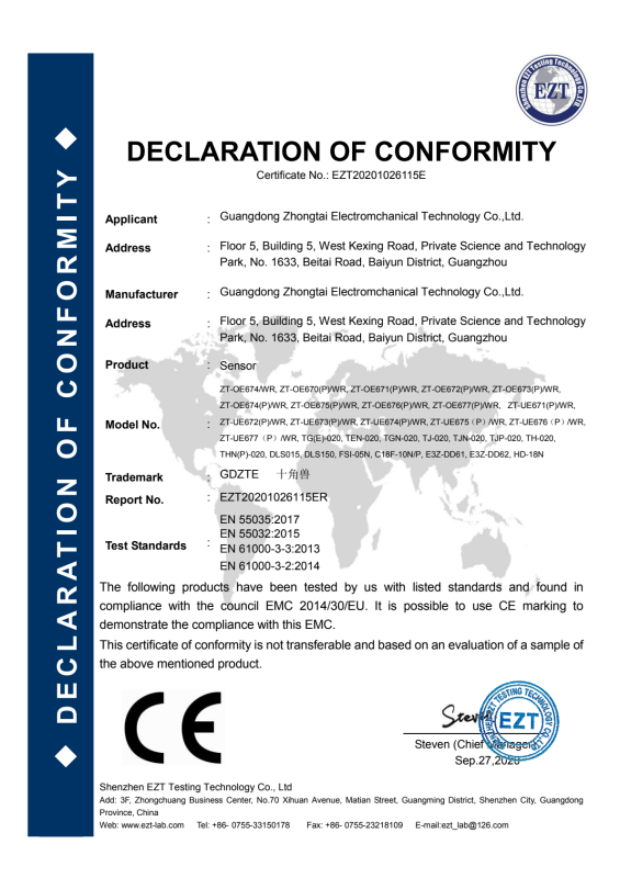 CE certificate 2020_0000